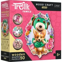 Puzzle 50 drewniane Wood Craft Junior Wesoe Trefliki 20206