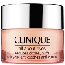 Clinique All About Eyes krem-el redukujcy sice pod oczami opuchlizn oraz linie i drobne zmarszczki 15 ml