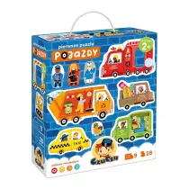 CzuCzu Pierwsze puzzle Pojazdy 2+ Bright Junior Media