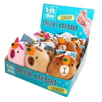 Stnux Display Brelok Kapibara Squishy ToysInn  mix wzor�w 12 szt.