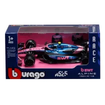Bburago model 1:43 bolid f1 bwt alpine team a525 2025 franco colapinto 18-38257