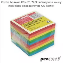 Penword Kostka biurowa mix 85x85x70mm 720K