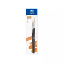 Milan P�dzle p�askie ze szczeciny serii 501, nr 2, 8, 12 3 szt.