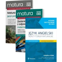 Pakiet Matura 2026: J�zyk polski. Matura ustna, Matematyka. Zadania maturalne z odpowiedziami. Repetytorium. Zakres podstawowy, J�zyk angielski. Repetytorium maturalne. Poziom podstawowy z materia�em rozszerzonym