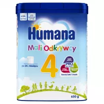 Humana 4 Mali Odkrywcy Napj mleczny w proszku po 24. miesicu 650 g