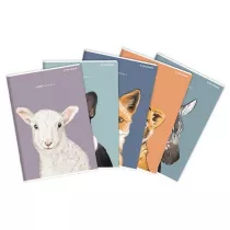 Top-2000 Zeszyt A5/80K kratka Sweet Animal (5szt)