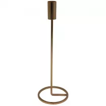 H&S Decoration Wysoki wiecznik w kolorze zotym 31 cm