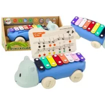 LeanToys Cymba�ki na k�kach Hipopotam
