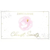 Armin Style ZAPROSZENIE CHRZEST 160X95 AS ZP-101 OP10SZT FOL