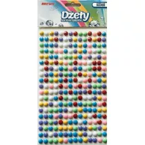 Brewis D�ety samoprzylepne pastelowe 6mm 266 szt.