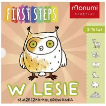 Ksi��eczka kolorowanka w lesie