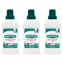Sanytol Dezynfekujcy dodatek do prania o zapachu biaych kwiatw Zestaw 3 x 500 ml