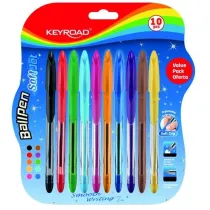 Keyroad D�ugopis soft jet 0,7 mm, 10 kolor�w