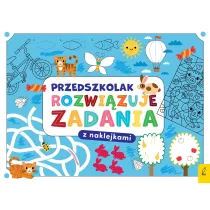 Przedszkolak rozwi�zuje zadania. Zeszyt niebieski