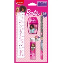 Maped Zestaw artyku��w szkolnych Barbie 4 el.