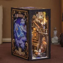 Puzzle Miniaturowy domek Book Nook Pracownia alchemika Habarri