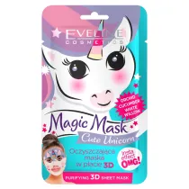 Eveline Cosmetics Magic Mask Cute Unicorn oczyszczaj�ca maska w p�achcie 3D