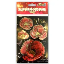 Naklejki foliowe Gold Poppies PENMATE