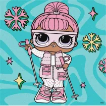 Ideyka Malowanie po numerach - Magiczny kotek Kids 25x25cm