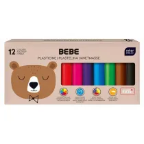 Interdruk Plastelina 12 kolorw Bebe Friends