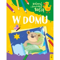 Koloruj z kaczuszk� Basi�. W domu