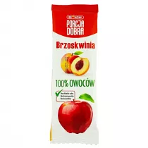 Porcja Dobra Przekska jabkowo-brzoskwiniowa 16 g