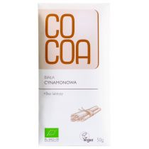 Cocoa Tabliczka biała cynamonowa 50 g Bio