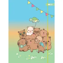 Teczka z gumk� A4+ Kapibara HAPPY COLOR