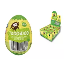 Toddidoo Jajko niespodzianka czekoladowe fair trade bezglutenowe 20 g Bio