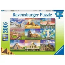 Puzzle 200 el. Monumentalne budynki Ravensburger