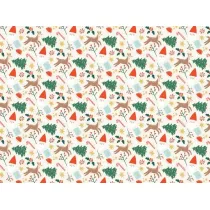 PartyDeco Papier do pakowania - Merry Christmas 70x200cm