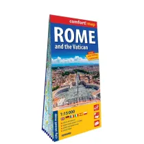 Rzym i Watykan laminowany plan miasta 1:15 000