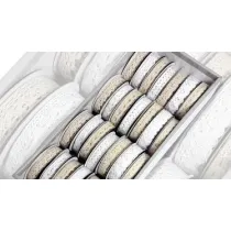 Polsirhurt Wst��ka ozdobna H019 koronka 1,5cmx3m 1 szt mix / bia�a i ecri /
