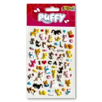 Penmate Naklejki puffy I Love Cat