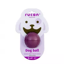 Rucan Ball Medium Purple - M, bardzo twarda, fioletowa pika na przysmaki dla psa