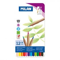Milan Kredki ołówkowe metalizowane 12 kolorów
