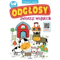 Odgosy zwierzt wiejskich - kolorowanka z kodem QR