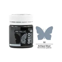 Rosa Farba akrylowa metaliczna antique silver 52 20ml