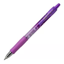 Pilot. Dugopis elowy G2 Bubble. Fioletowy. Wkad niebieski