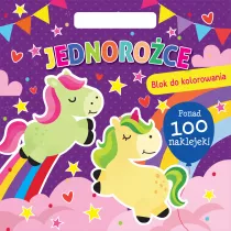 Jednoroce. Blok do kolorowania