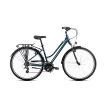 Romet Rower trekkingowy GAZELA 0 ciemnoturkusowo-zoty 18 M