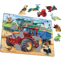 Puzzle Larsen kombajn i ci�gnik LA-PG9P 36140 Tactic