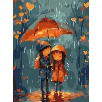 Ideyka Malowanie po numerach - Pod parasolem 30x40cm