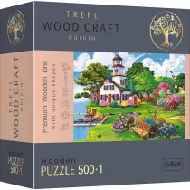 Puzzle drewniane 500+1 el. Letnia przysta Trefl