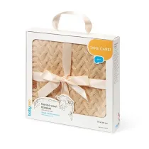 Kocyk z weny merino ciemny be