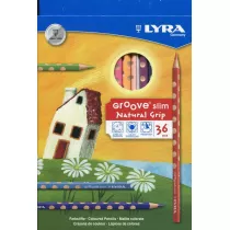Lyra Kredki Groove + temper�wka 36 szt.
