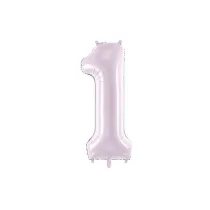 PartyDeco Balon foliowy 1 fioletoy 72cm