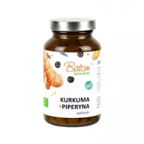 Batom Kurkuma + piperyna Suplement diety 240 tab. Bio