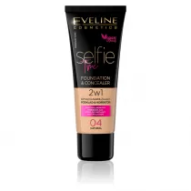 Eveline Cosmetics Selfie Time Foundation & Concealer kryjco-nawilajcy pokad i korektor 04 Natural 30 ml
