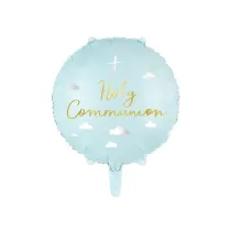 PartyDeco Balon foliowy Holy Communion 45cm mix